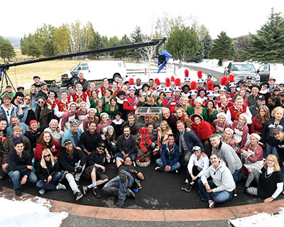 photo of the Cast and Crew of My Christmas Love